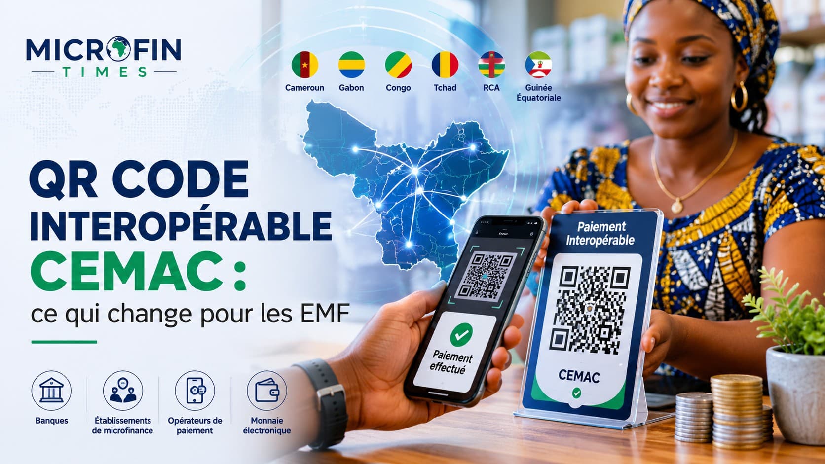 QR Code interopérable Cemac : ce qui change pour les EMF