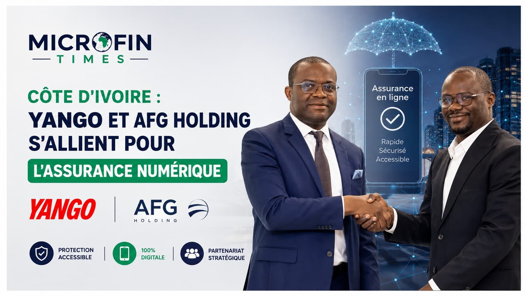 Côte d'Ivoire : Yango et AFG Holding s'allient pour l'assurance numérique