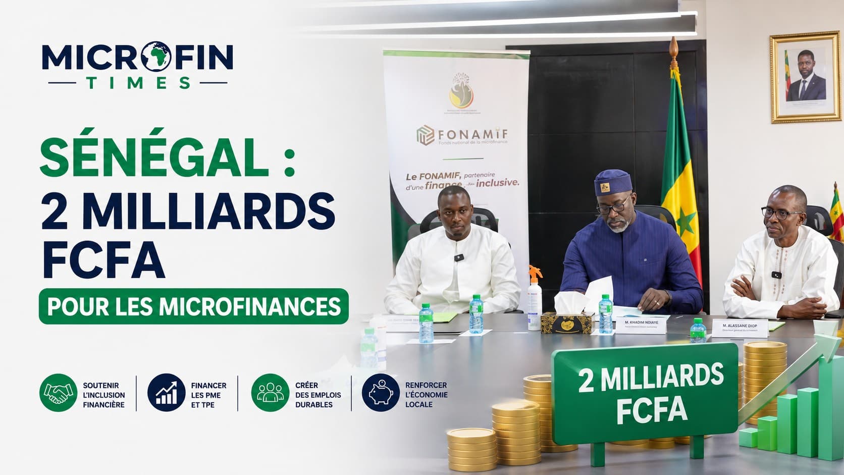 Sénégal : 2 milliards FCFA pour les microfinances